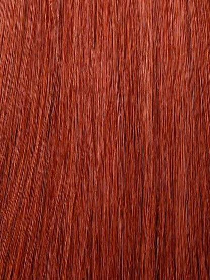 #33 Auburn Red 18" European Remy Clip In Human Hair Extension - dulgehairextensions.com.au