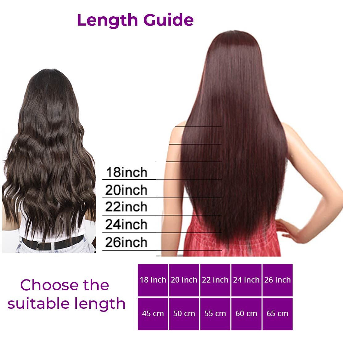 #6 Medium Brown 20" Deluxe Clip In Human Hair Extension - dulgehairextensions.com.au