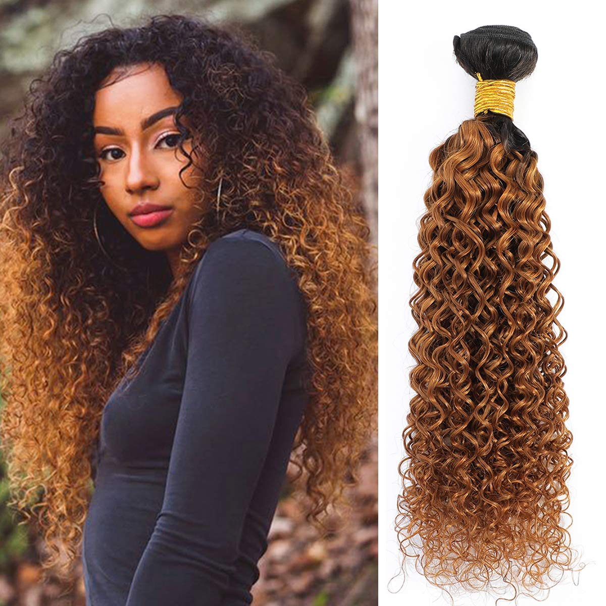 Brazilian Virgin Human Hair 12A Weft Weave Bundles 300g Kinky Curly
