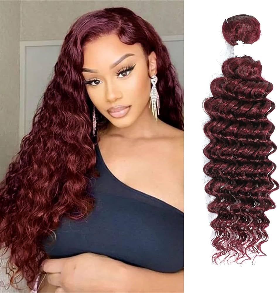 Brazilian Virgin Human Hair 12A Weft Weave Bundles 300g Deep Wave