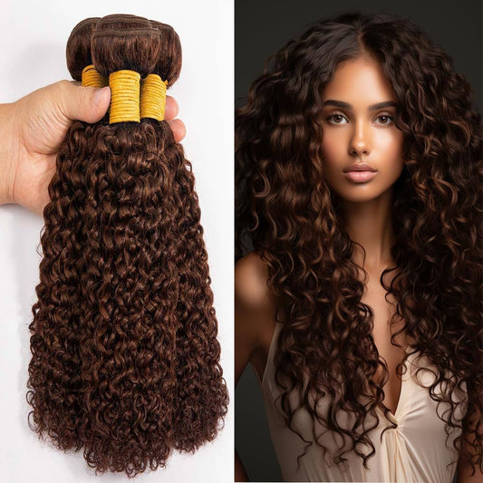 Brazilian Virgin Human Hair 12A Weft Weave Bundles 300g Kinky Curly