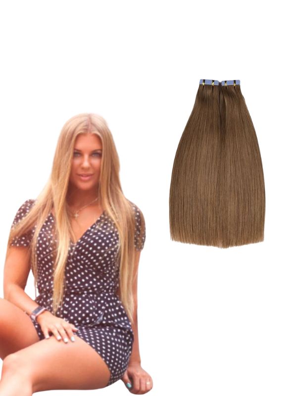 Dulge Deluxe Russian 18" 100g Invisible Tape-In Hair Extensions
