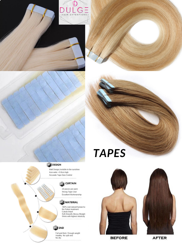 Russian Premium Luxury Remy Human Hair Tape In Extension 24" #613 Beach Blonde - dulgehairextensions.com.au
