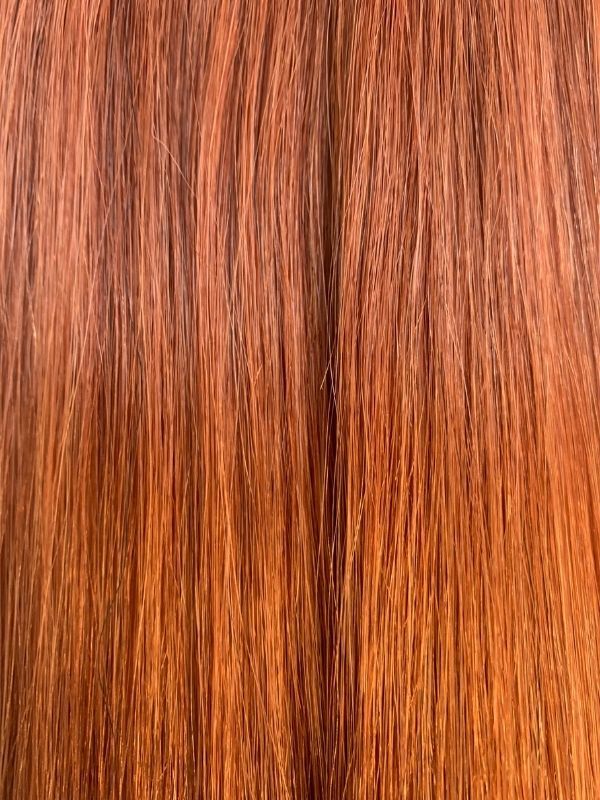 #33 Auburn Red 20" European Remy Human Hair Tape In Extension - dulgehairextensions.com.au