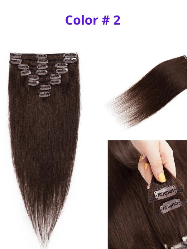 Russian Premium Luxury #2 Dark Brown 20" Tape In Human Hair Extension - dulgehairextensions.com.au