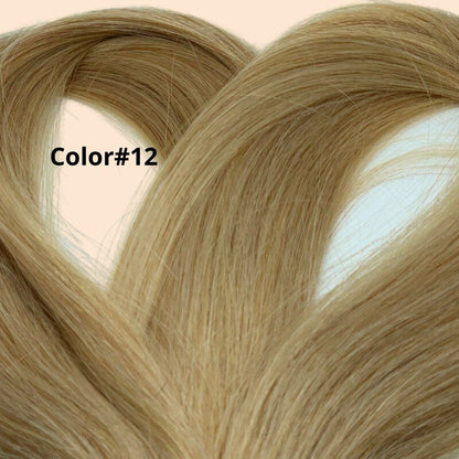 #12 Dark Blonde 20" Deluxe Clip In Human Hair Extension - dulgehairextensions.com.au