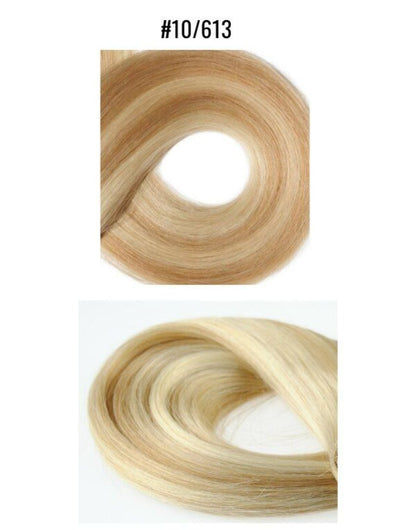 #10/613 Light Brown Blonde 20" Premium Luxury Russian Weft Weave Extension - dulgehairextensions.com.au