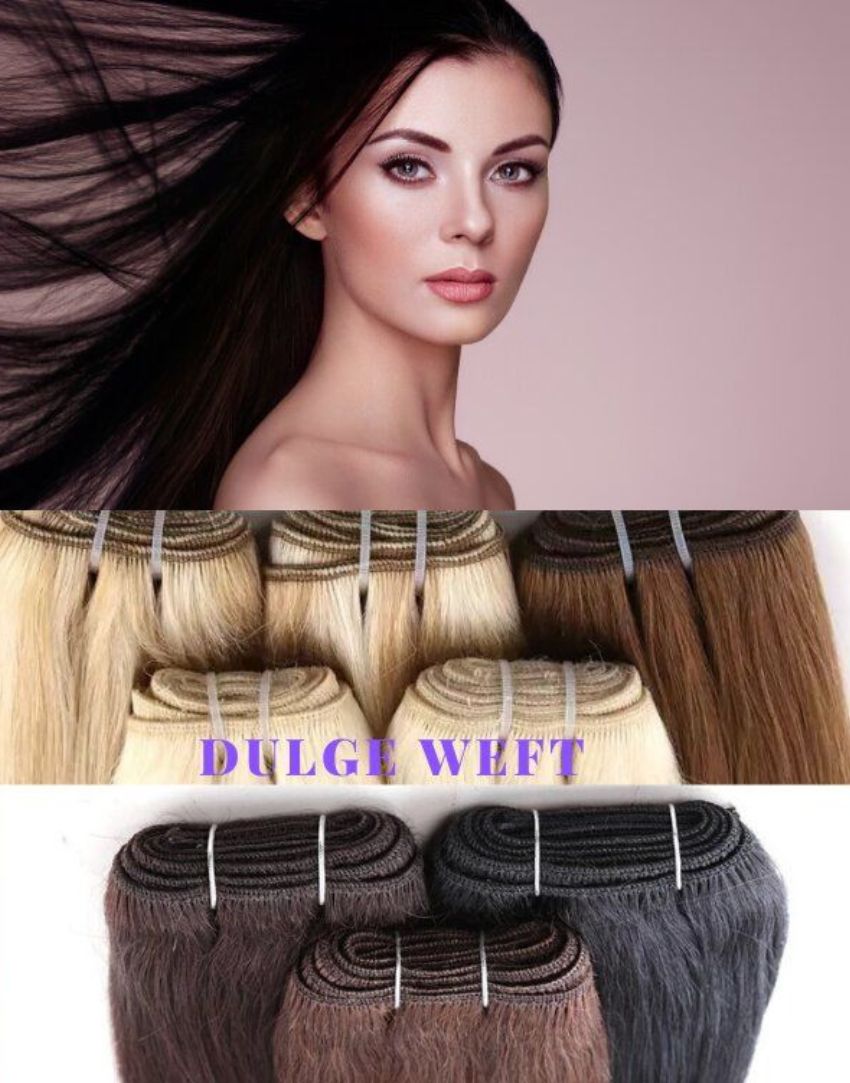 #1B Natural Black 24" Premium Luxury Russian Weft Weave Extension - dulgehairextensions.com.au