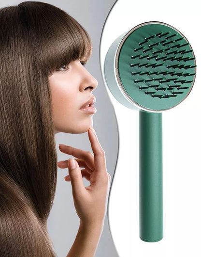 Self Cleaning Soft Comb 3D Cushion Hair Brush - dulgehairextensions.com.au