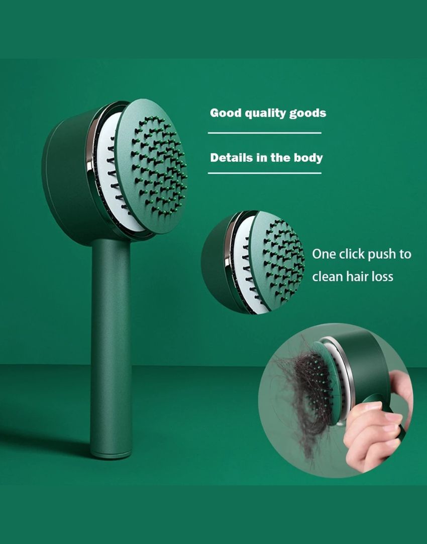 Self Cleaning Soft Comb 3D Cushion Hair Brush - dulgehairextensions.com.au