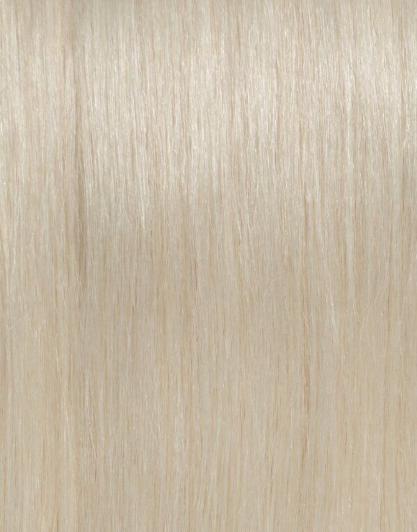 #60 Platinum Blonde 20" Premium Luxury Russian Weft Weave Extension - dulgehairextensions.com.au