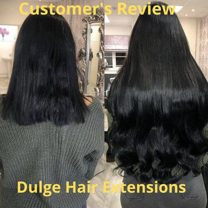 Cheaper Non Remy Thick Human Hair Clip In 20" #4 Chocolate Brown - dulgehairextensions.com.au
