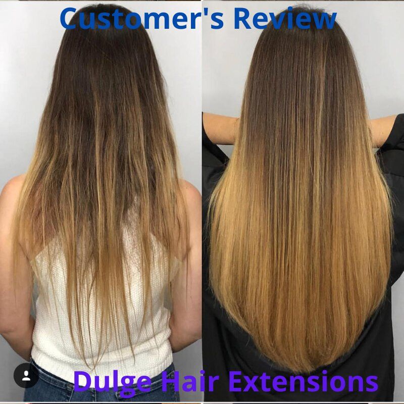 #4/27 Brown Caramel Mix 20" Tape In Russian Extensions - dulgehairextensions.com.au