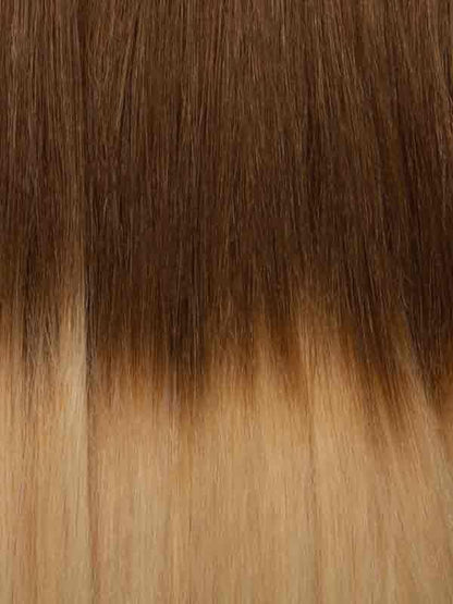 #T6/613 Brown Blonde 20" Deluxe Ombre Clip In - dulgehairextensions.com.au