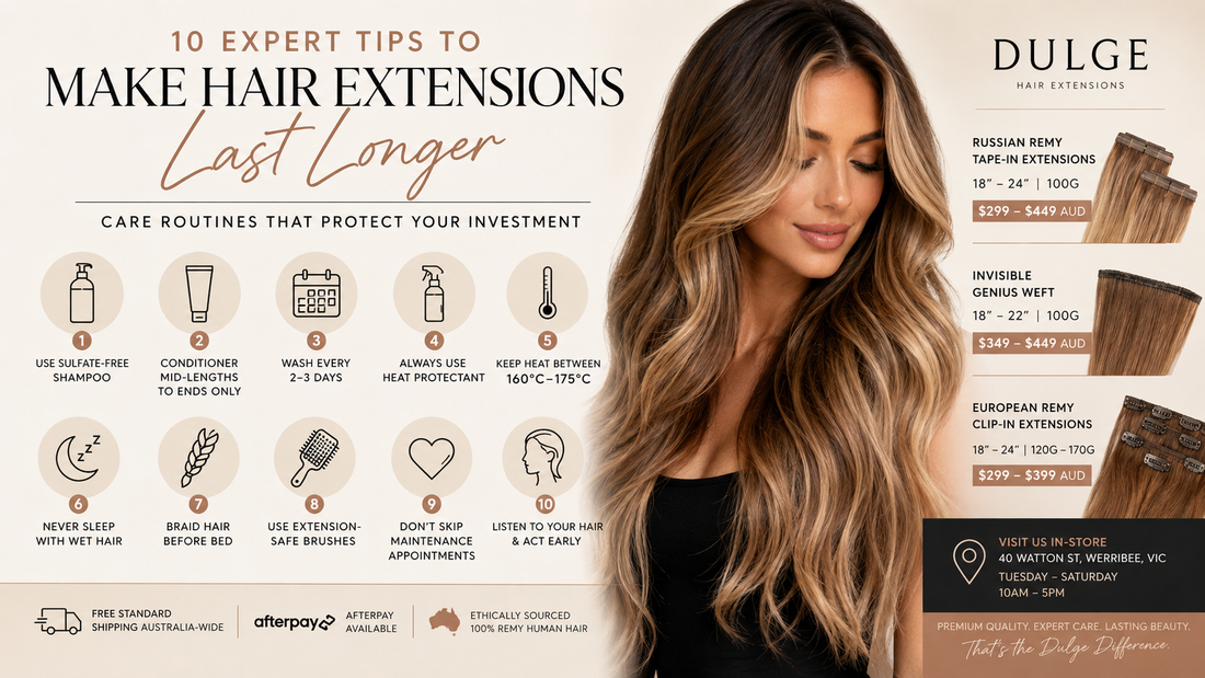 10 Tips to Make Hair Extensions Last Longer