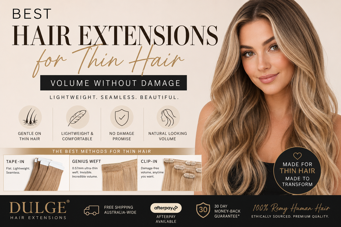 Best Hair Extensions for Thin Hair Volume Without Damage