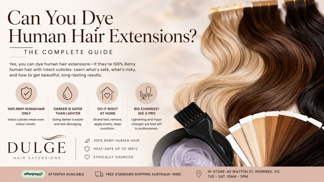 Can You Dye Human Hair Extensions? The Full Guide