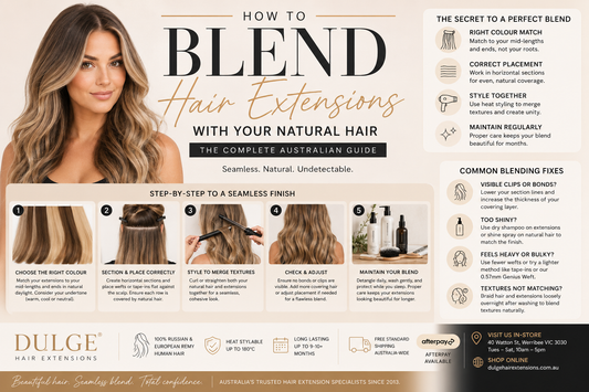 How to Blend Hair Extensions with Your Natural Hair The Complete Australian Guide
