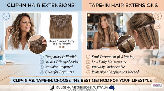 Clip-In Hair Extensions vs. Tape-In Hair Extensions