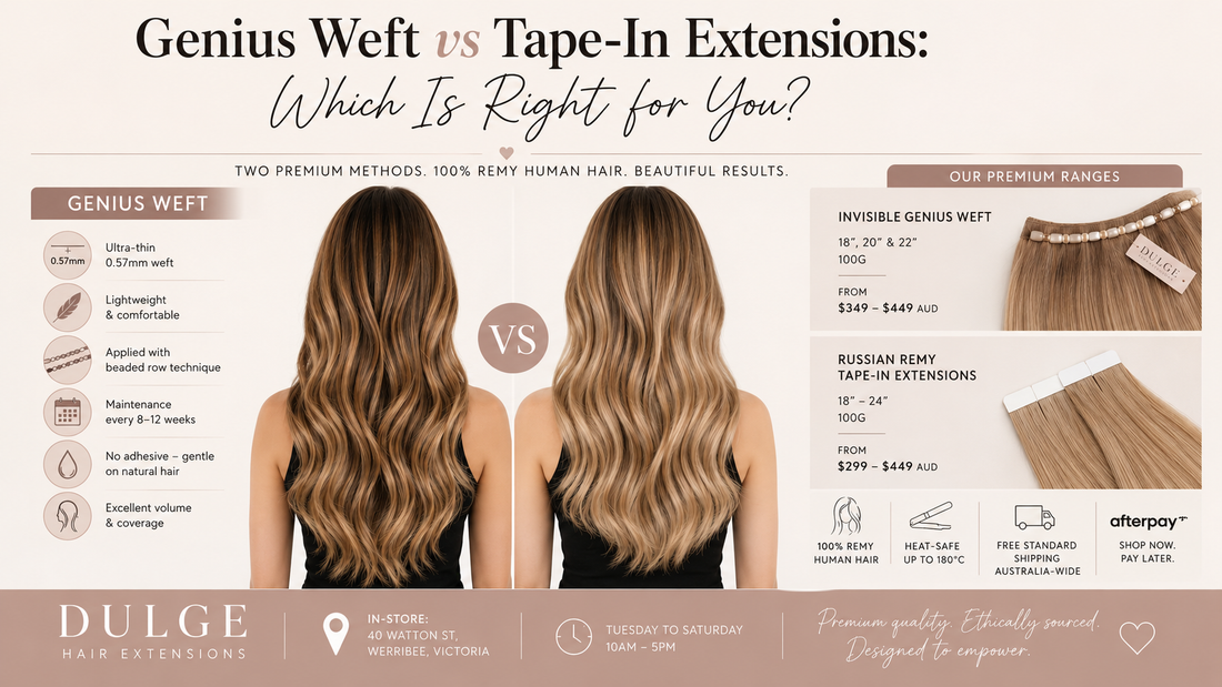 Genius Weft vs Tape-In Extensions Which Is Right for You