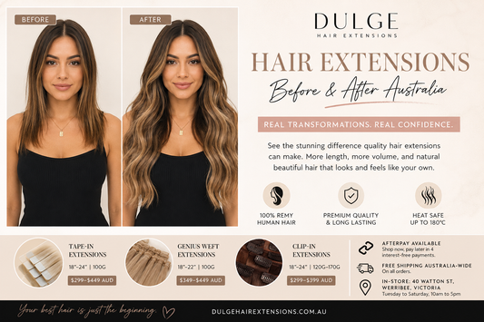 Hair Extensions Before and After Australia What to Expect