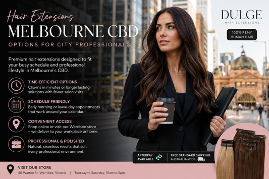 Hair Extensions Melbourne CBD: Options for City Workers