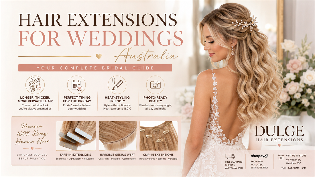 Hair Extensions for Weddings Australia: Your Bridal Guide