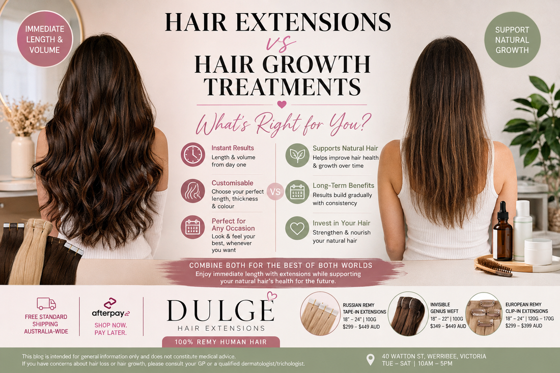 Hair Extensions vs Hair Growth Treatments: What's Right?