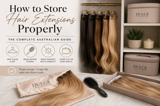 How to Store Hair Extensions Properly: The Complete Guide