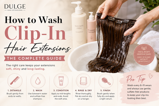 How to Wash Clip-In Hair Extensions: The Complete Guide