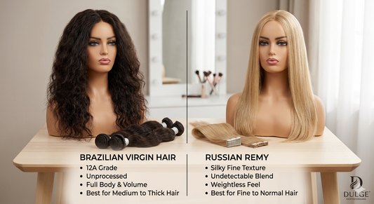 Brazilian Virgin Hair Extensions vs. Russian Remy: Which One Is Right for You?