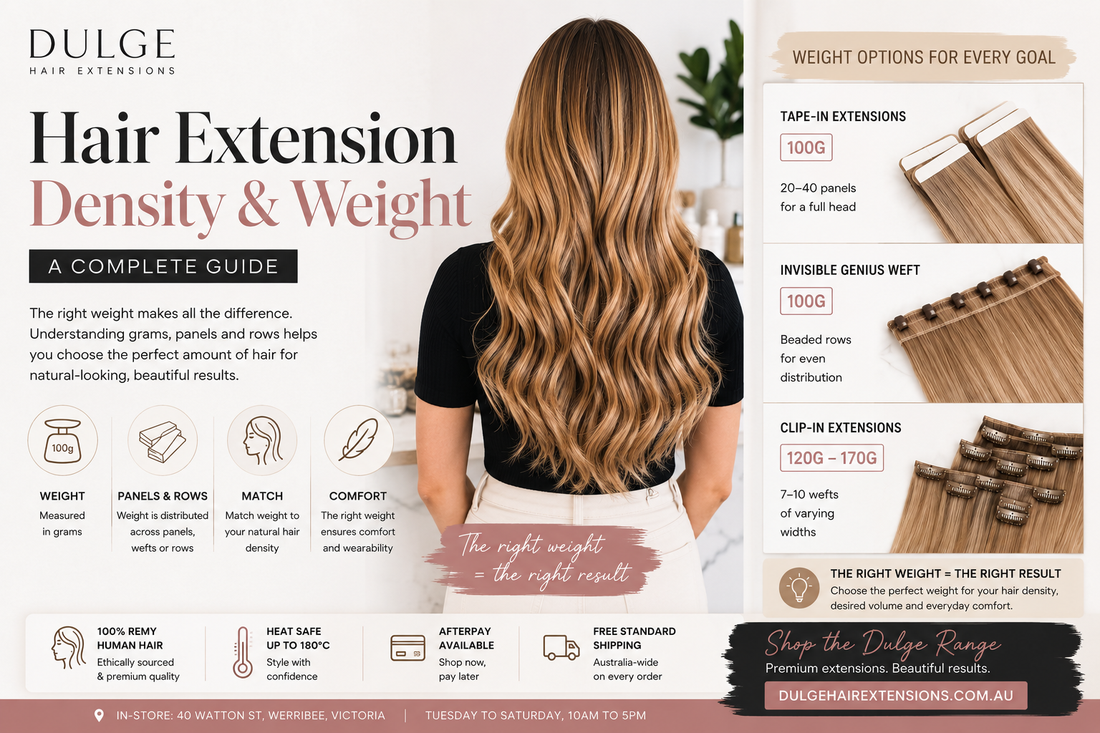 Understanding Hair Extension Density and Weight