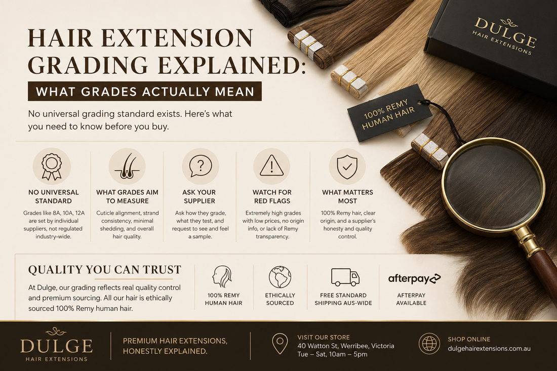 Hair Extension Grading Explained: What Grades Really Mean