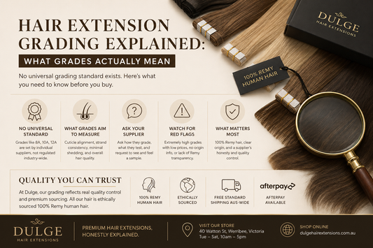 Hair Extension Grading Explained: What Grades Really Mean