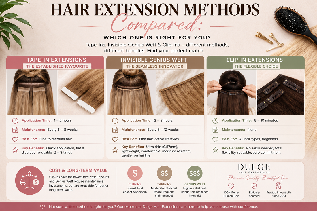 Hair Extension Methods Compared: Which One Is Right for You?