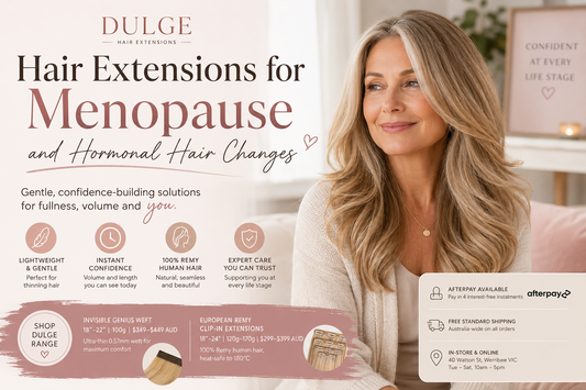 Hair Extensions for Menopause and Hormonal Hair Changes