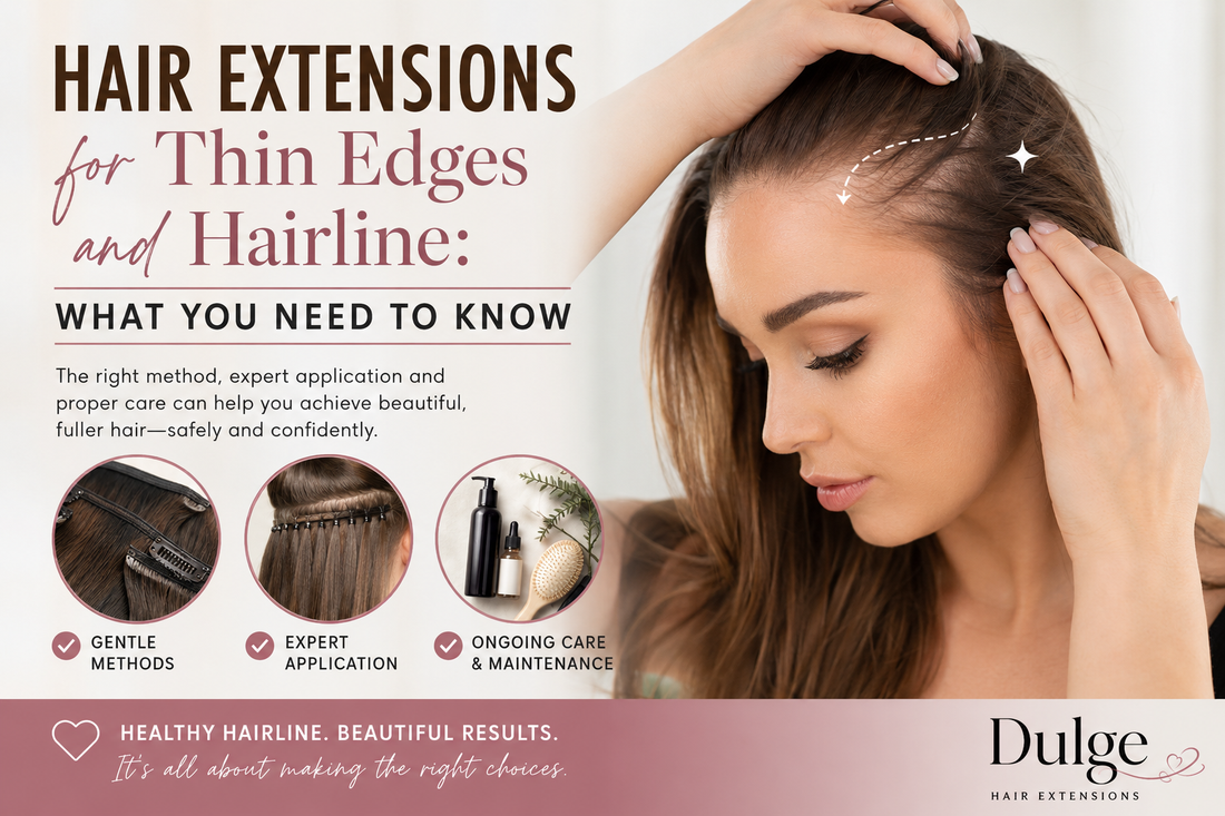 Hair Extensions for Thin Edges and Hairline: What to Know