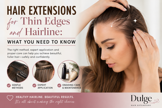 Hair Extensions for Thin Edges and Hairline: What to Know