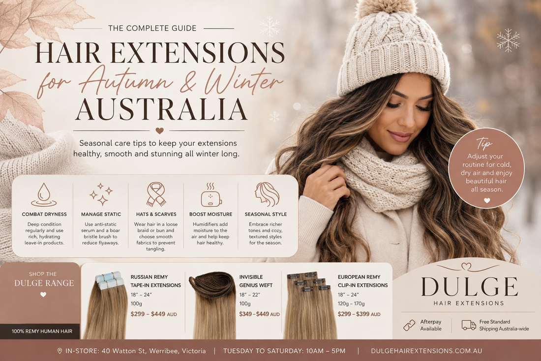 Hair Extensions for Autumn and Winter Australia: The Guide