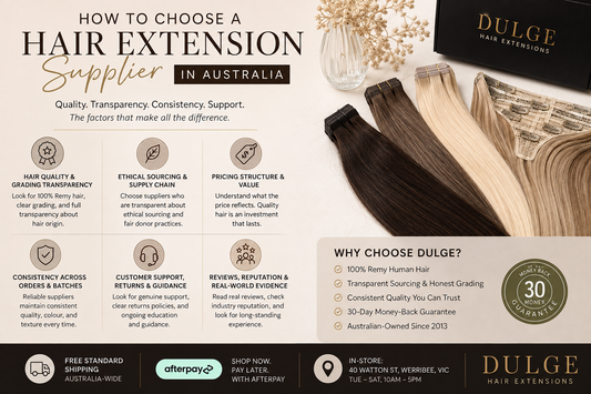 How to Choose a Hair Extension Supplier in Australia