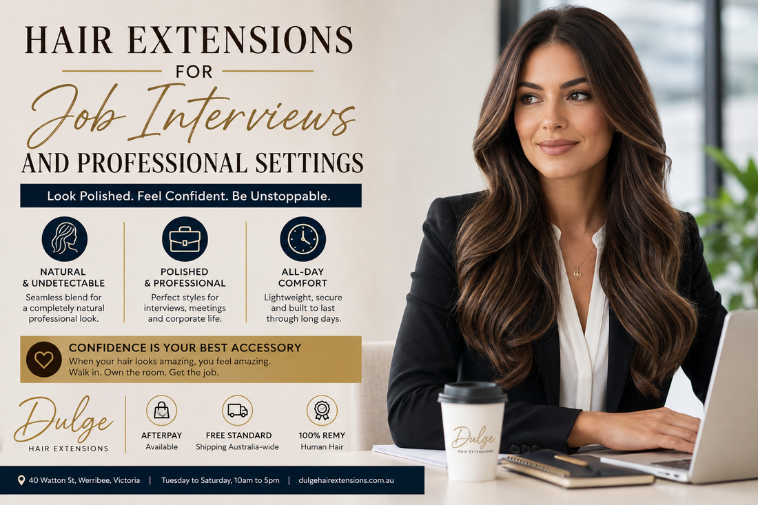 Hair Extensions for Job Interviews and Professional Settings
