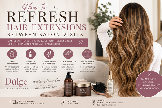 How to Refresh Hair Extensions Between Salon Visits