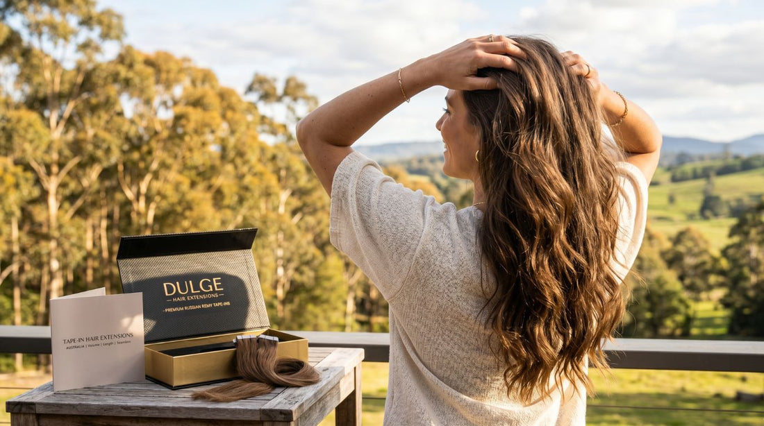 tape-in hair extensions Australia