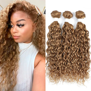 Brazilian Virgin Human Hair 12A Weft Weave Bundles 300g Water Wave