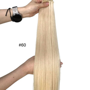 DULGE 18” Premium Russian Remy Invisible Genius Weft 100g