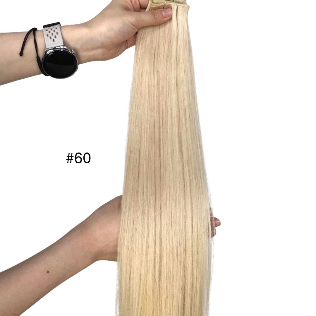 DULGE 18” Premium Russian Remy Invisible Genius Weft 100g