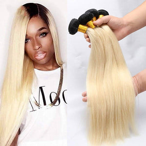 Brazilian Virgin Human Hair 12A Weft Weave Bundles 300g Straight