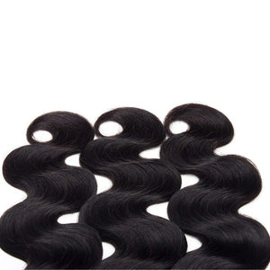Brazilian Virgin Human Hair 12A Weft Weave Bundles 300g Body Wave