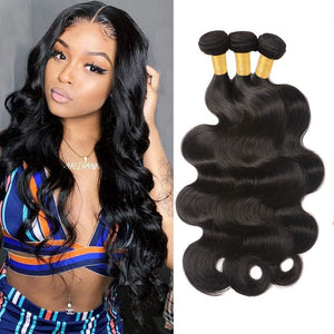 Brazilian Virgin Human Hair 12A Weft Weave Bundles 300g Body Wave
