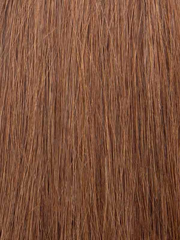 #6 Medium Brown 20" European Micro Bead Extensions - dulgehairextensions.com.au